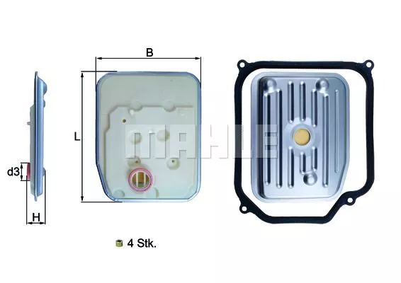 KNECHT HX147KIT1 Фільтр АКПП