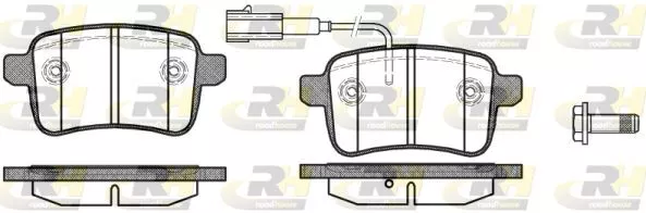 ROADHOUSE 2145002 Тормозные колодки