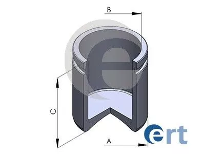 Ert 150586-C Поршень тормозного суппорта