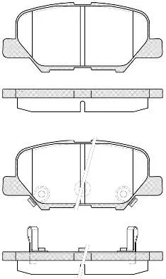 ROADHOUSE 2153602 Гальмівні колодки