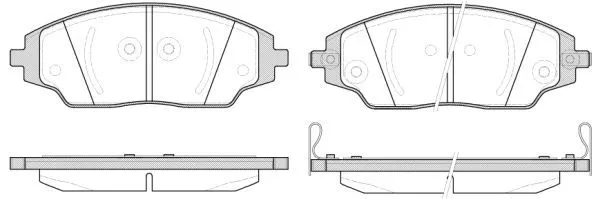 Тормозные колодки ROADHOUSE 2153702 на Chevrolet COBALT