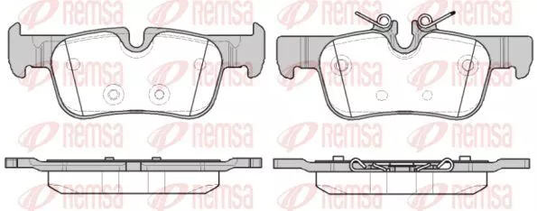 Remsa 1573.00 Тормозные колодки