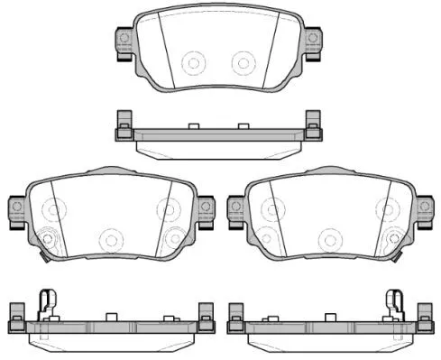 ROADHOUSE 2158202 Гальмівні колодки