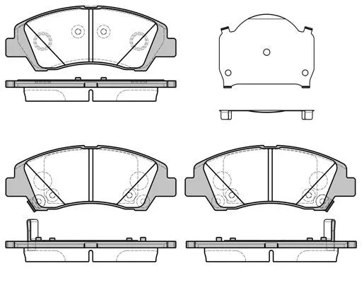 ROADHOUSE 2158302 Тормозные колодки