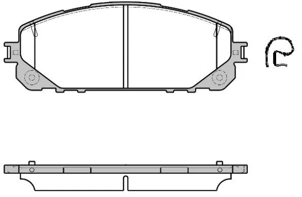 Remsa 1613.00 Тормозные колодки