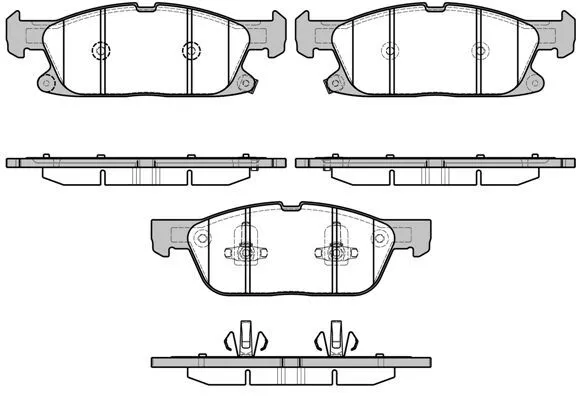 Remsa 1657.02 Тормозные колодки