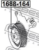 Febest 1688-164 Ролик ременя генератора