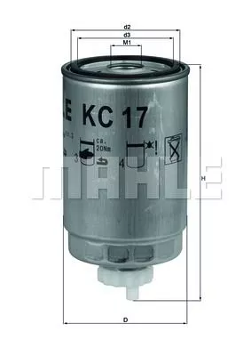 KNECHT KC17D Топливный фильтр