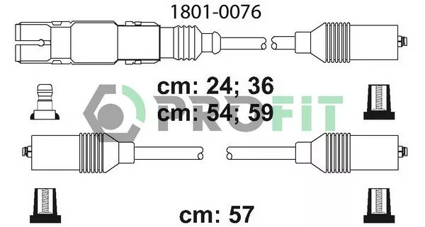 PROFIT 1801-0076 Высоковольтные провода