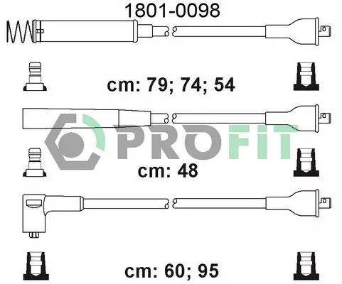 PROFIT 1801-0098 Провода зажигания