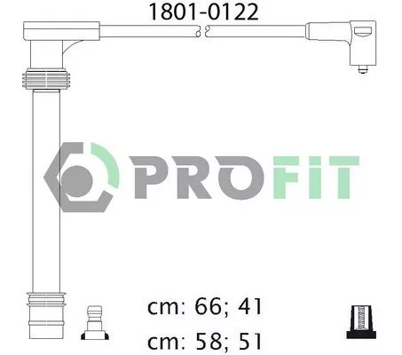 PROFIT 1801-0122 Высоковольтные провода