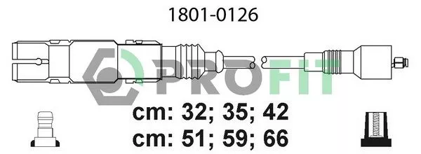 PROFIT 1801-0126 Высоковольтные провода