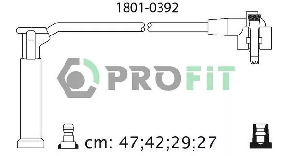 PROFIT 1801-0392 Високовольтні дроти