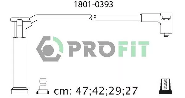 PROFIT 1801-0393 Провода зажигания