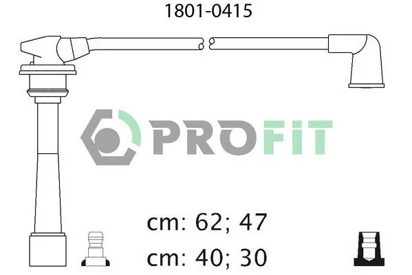PROFIT 1801-0415 Високовольтні дроти