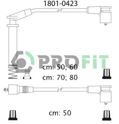 PROFIT 1801-0423 Высоковольтные провода