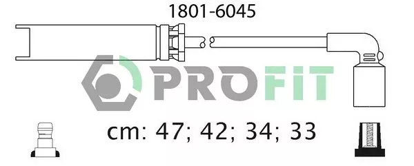 PROFIT 1801-6045 Высоковольтные провода