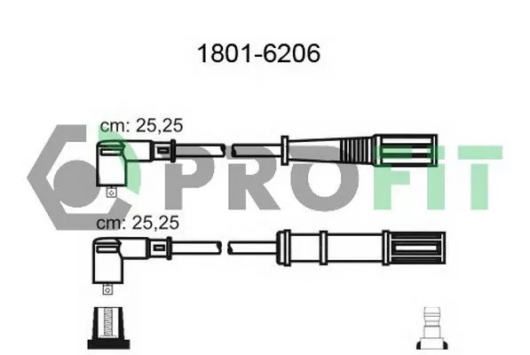 PROFIT 1801-6206 Високовольтні дроти