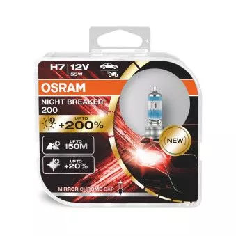 Лампа Osram Night Breaker 200 H7 12V 55W 64210NB200-HCB