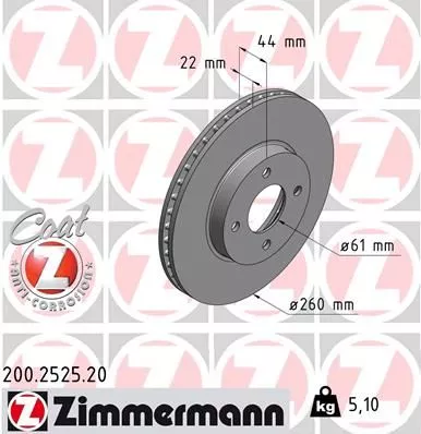 ZIMMERMANN 200252520 Диски