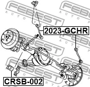 Febest 2023-GCHR Стійка стабілізатора