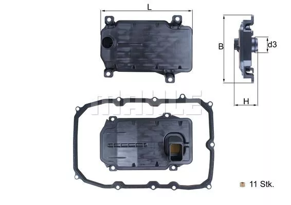 KNECHT HX187KIT Фильтр масляный АКПП