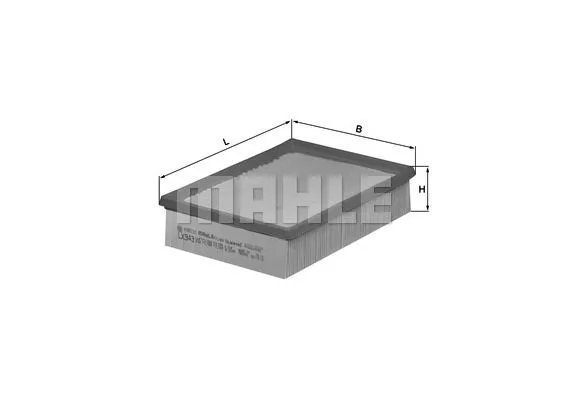 KNECHT LX343 Воздушный фильтр