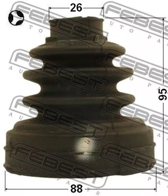 Febest 2115-CA220LHT Пыльник шруса