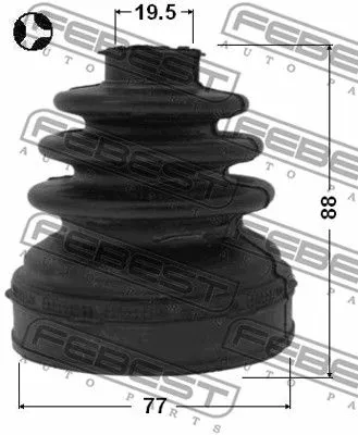 Febest 2115-CB4 Пыльник шруса