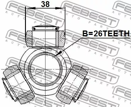 Febest 2116-FY26 ШРКШ