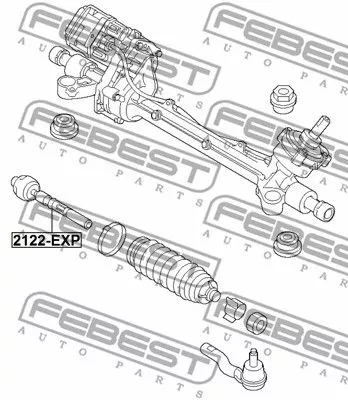 Febest 2122-EXP Рулевая тяга