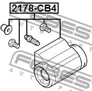 Febest 2178-CB4 Колесный тормозный цилиндр