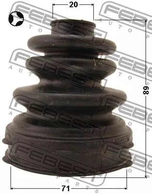 Febest 2215-CDT Пыльник шруса