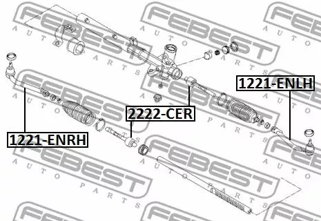 Febest 2222-CER Рулевая тяга