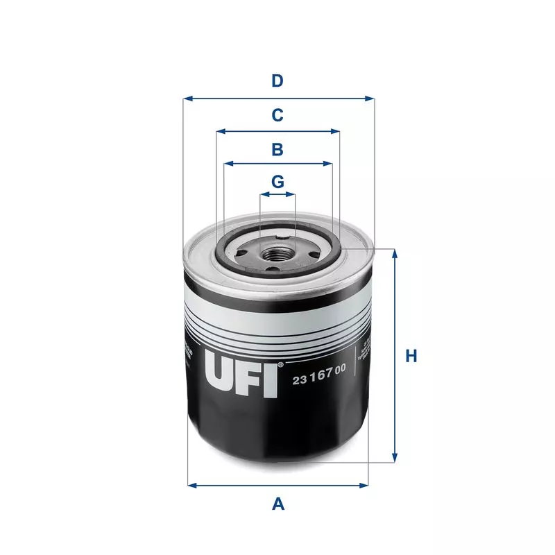 UFI 23.167.00 Оливний фільтр