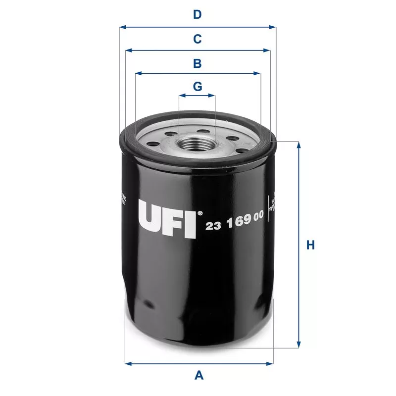 UFI 23.169.00 Масляный фильтр