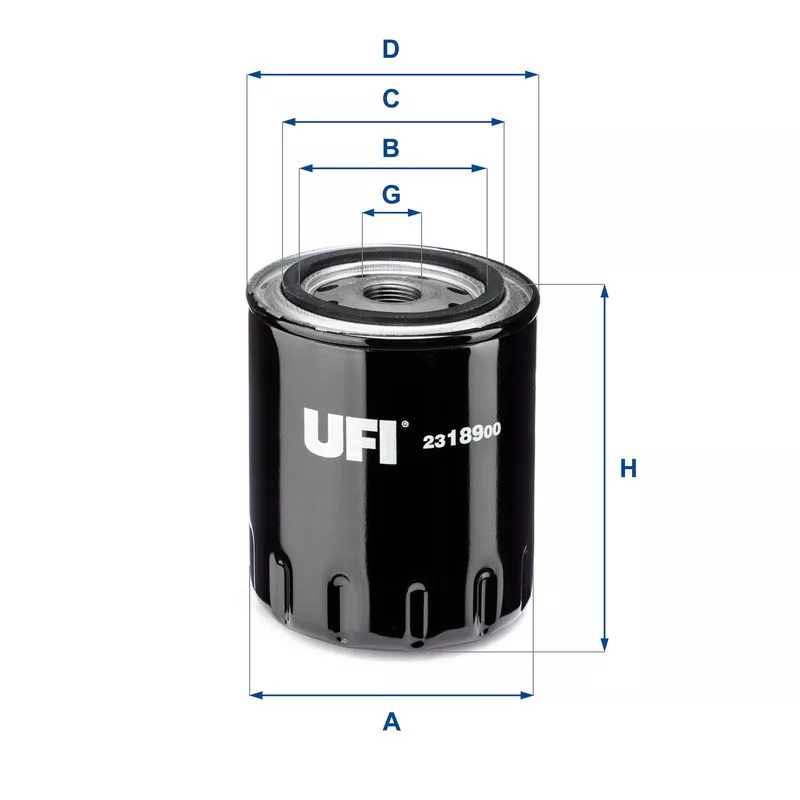 UFI 23.189.00 Оливний фільтр