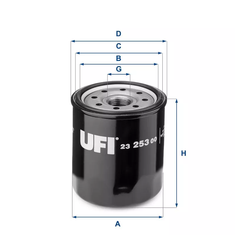 UFI 23.253.00 Масляный фильтр