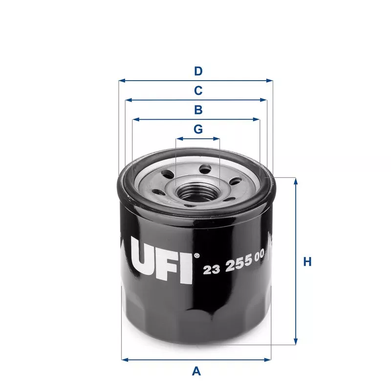 UFI 23.255.00 Масляный фильтр