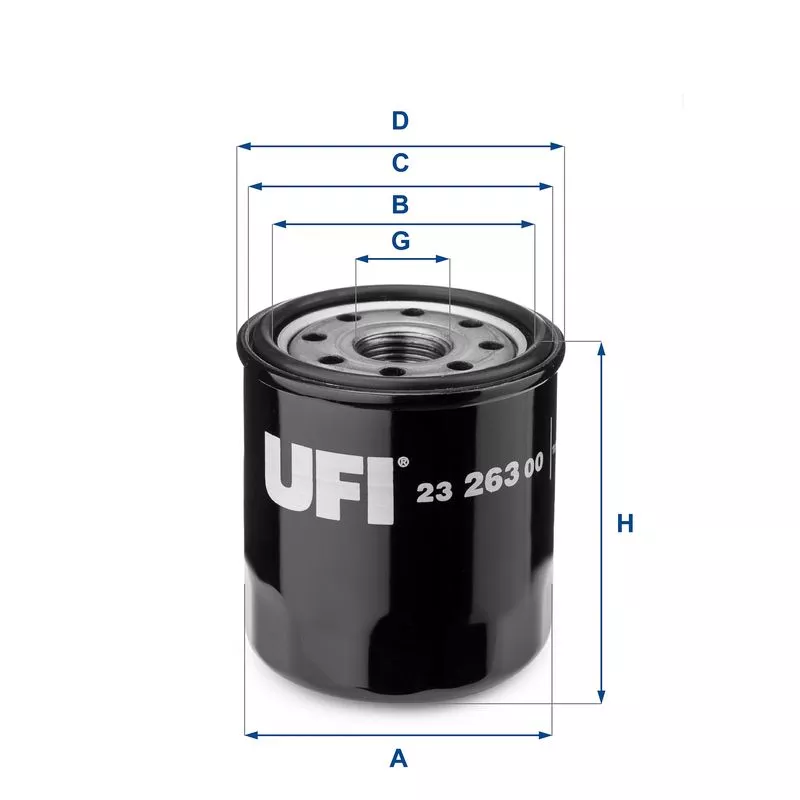 UFI 23.263.00 Оливний фільтр