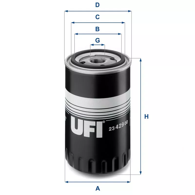 UFI 23.429.00 Масляный фильтр