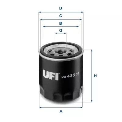 UFI 23.435.00 Масляный фильтр