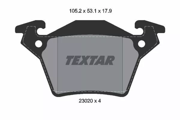 TEXTAR 2302001 Тормозные колодки