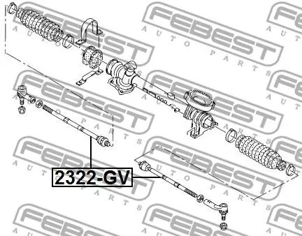 Febest 2322-GV Рульова тяга