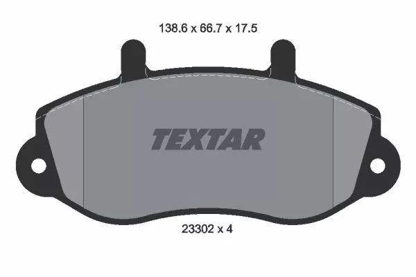 TEXTAR 2330201 Тормозные колодки