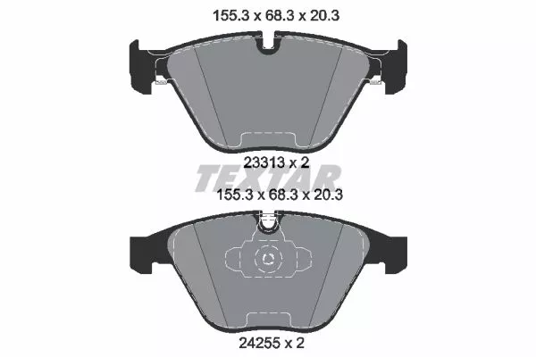 TEXTAR 2331301 Гальмівні колодки