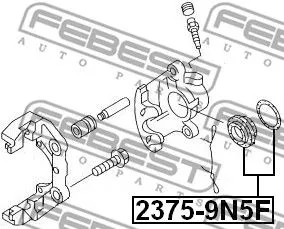 Febest 2375-9N5F Ремкомплект тормозного суппорта