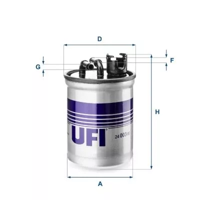 UFI 24.003.00 Топливный фильтр