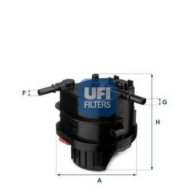 UFI 24.015.00 Топливный фильтр
