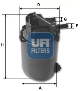 UFI 24.061.01 Паливний фільтр